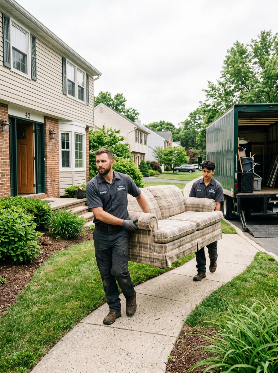 Furniture Removal — Couches, mattresses, desks, and more — gone today.